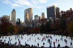 09D Wollman Rink And Buildings On Southwest Of Central Park 62 St In November